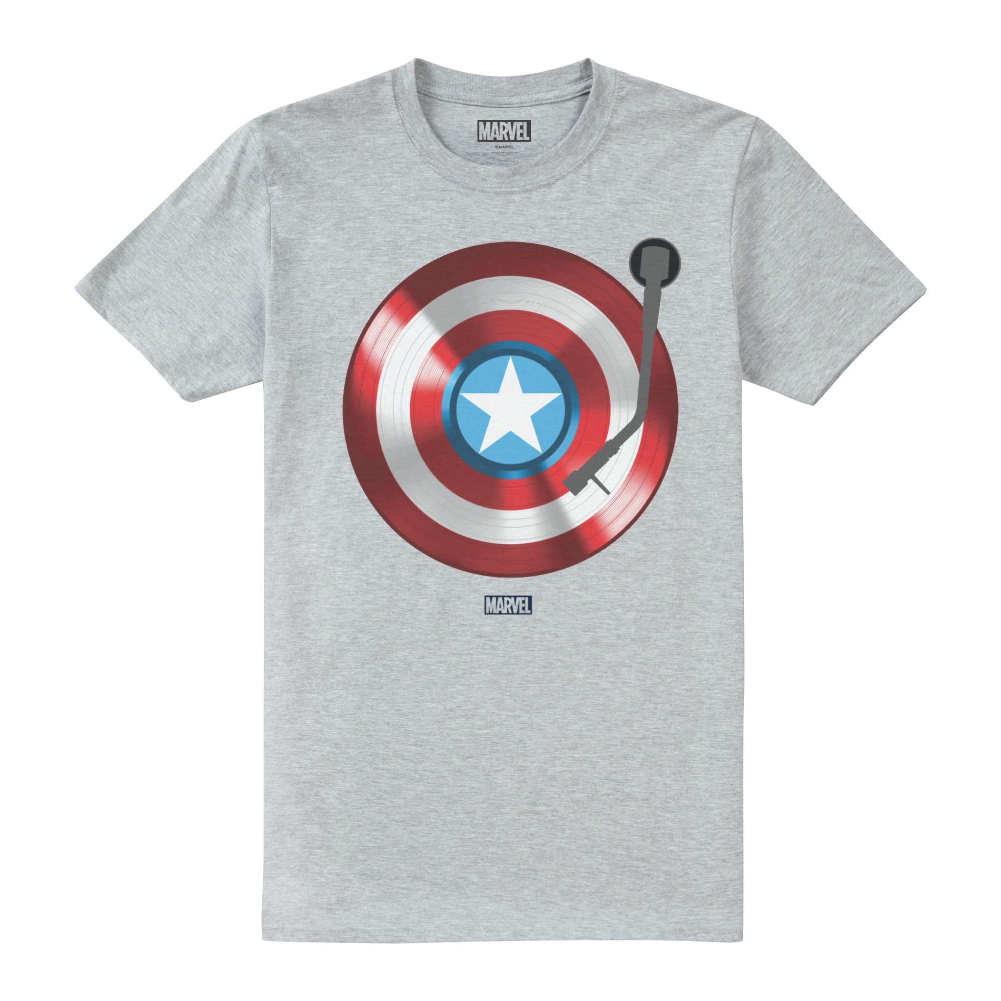 CAPTAIN AMERICA  Record TShirt 