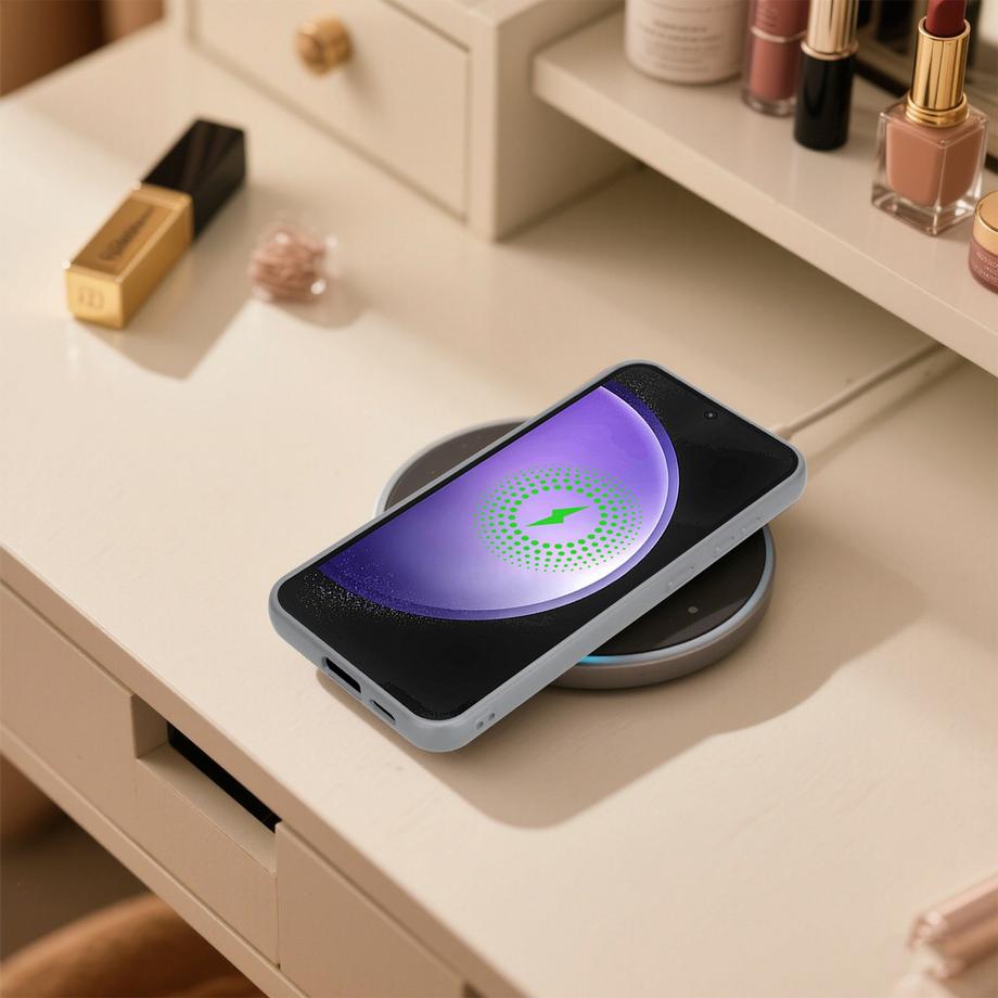 Cadorabo  Samsung Galaxy S23 FE Hülle kompatibel mit MagSafe Glitzer Diamant Design 