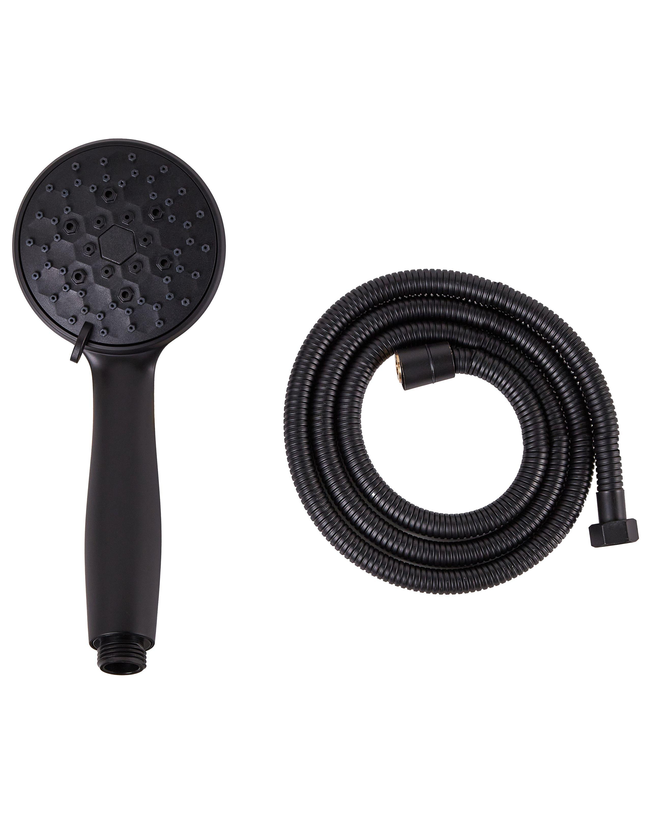 Beliani Kit de pommeau de douche avec tuyau flexible en ABS (matière synthétique durable) Traditionnel MACAY  