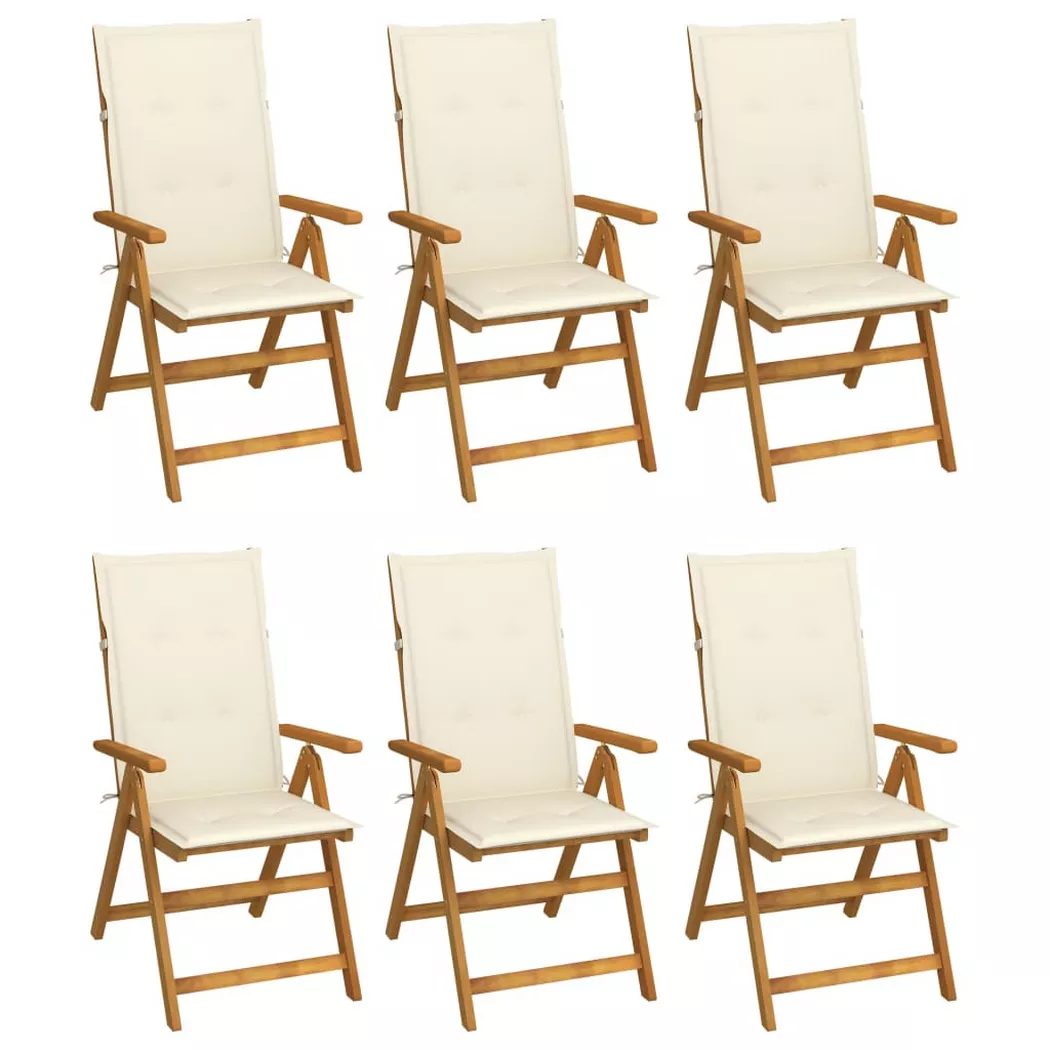 VidaXL - sedia Legno, One Size, Light Beige