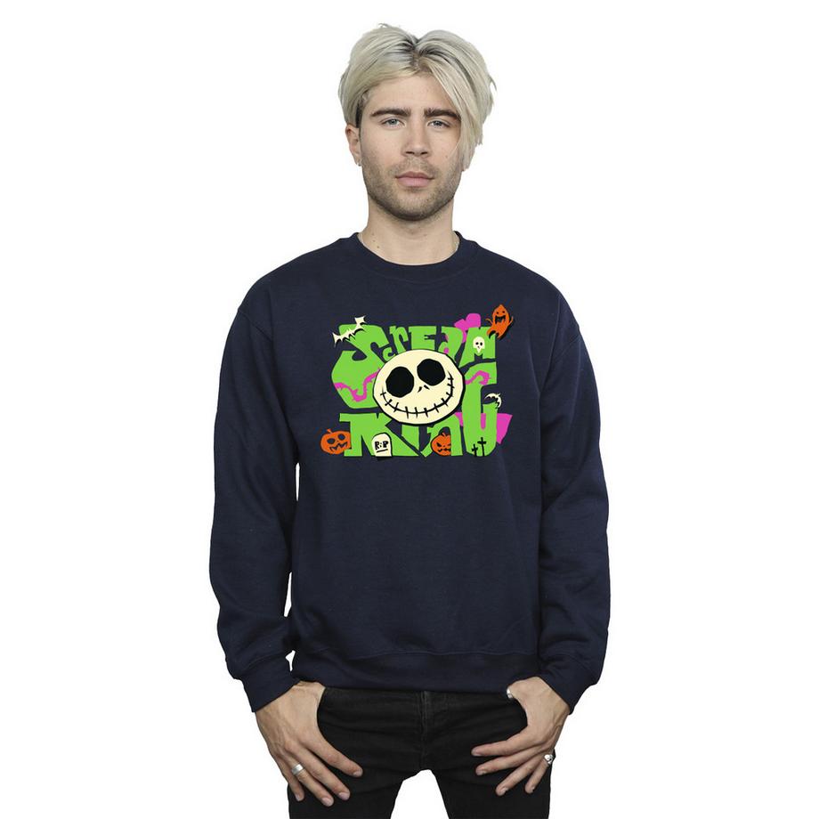 The Nightmare Before Christmas  Scream Felpa Con Cappuccio 