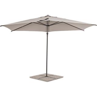 mutoni Parasol déporté Rica gris rond 330  