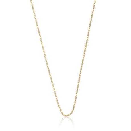 MUAU Schmuck  Collier Venezianer Gelbgold 750, 1.1mm, 42cm 