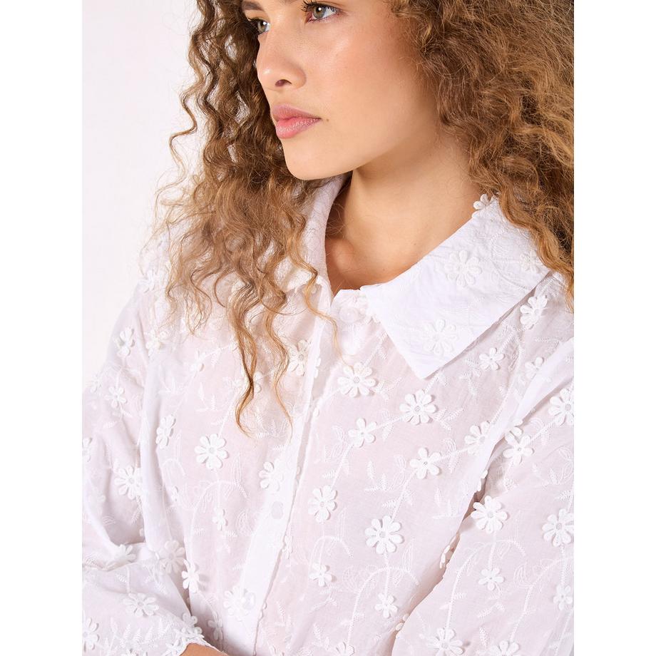 APRICOT Chemise courte à fleurs appliquées  