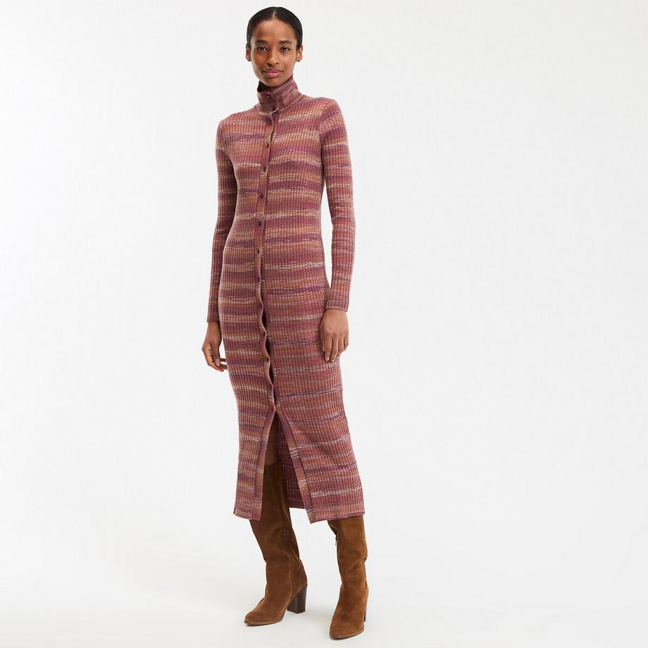 Robe pull à rayures