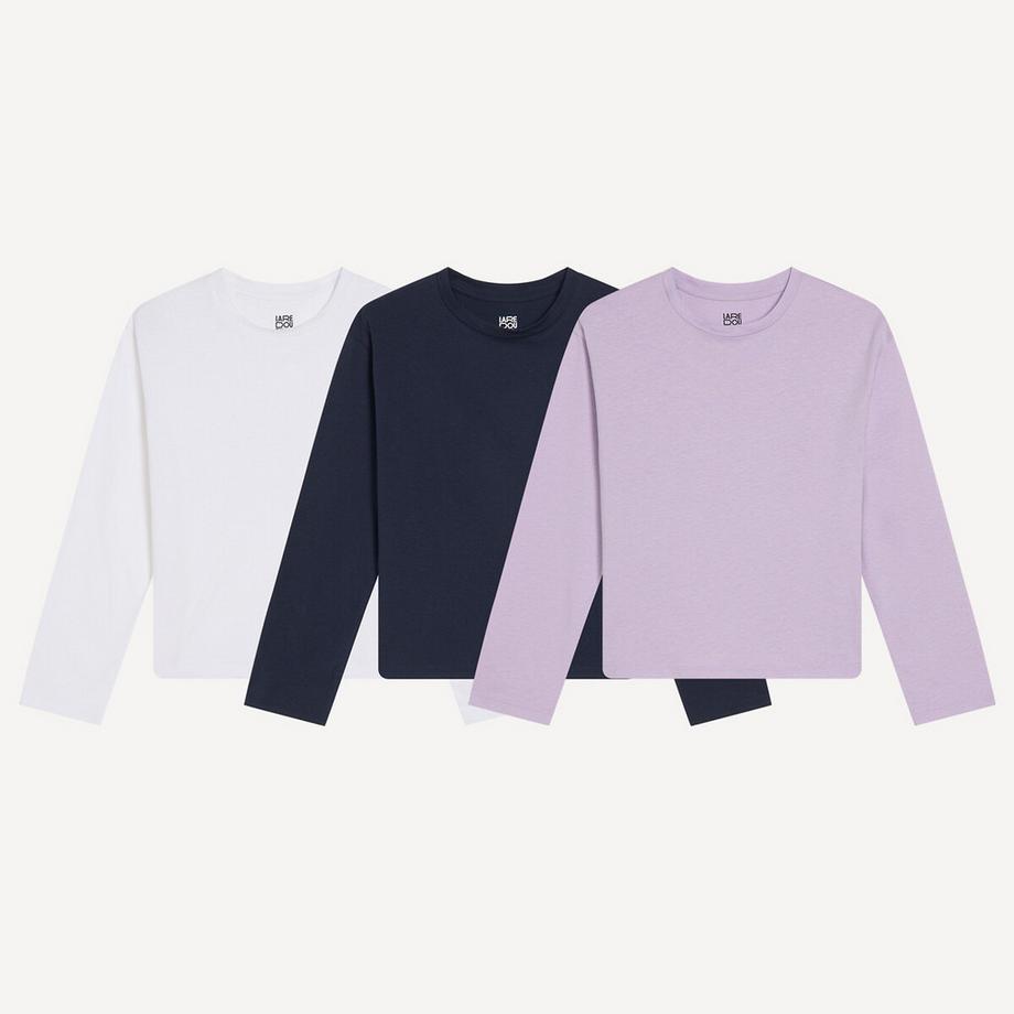 La Redoute Collections  Lot de 3 T-shirts 