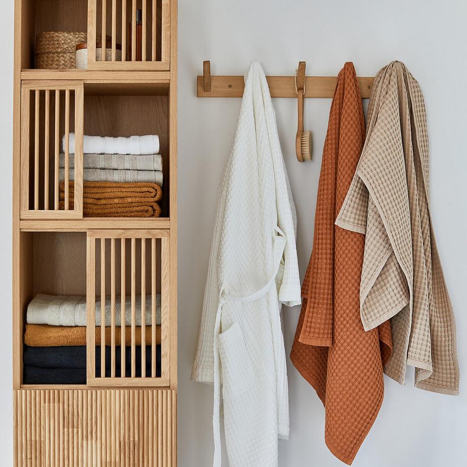 La Redoute Intérieurs Drap de bain coton effet nid d'abeille  