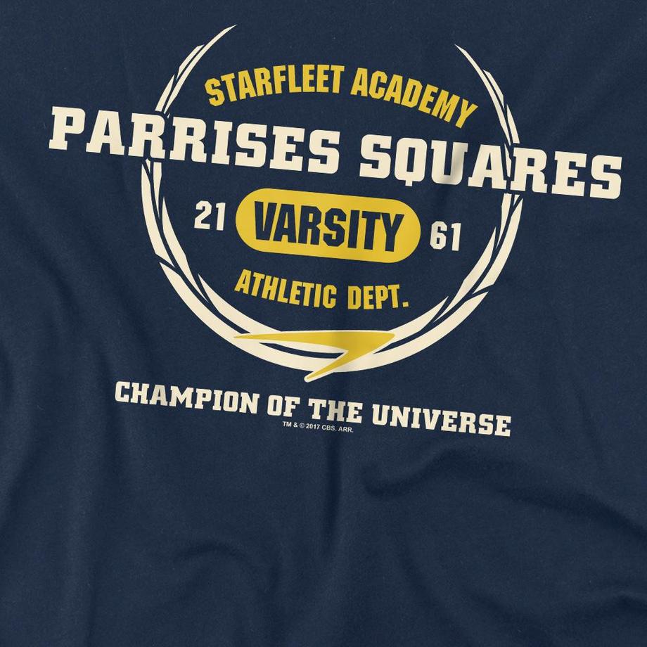 Star Trek Parrises Squares Starfleet Academy Athletic Dept T-Shirt  