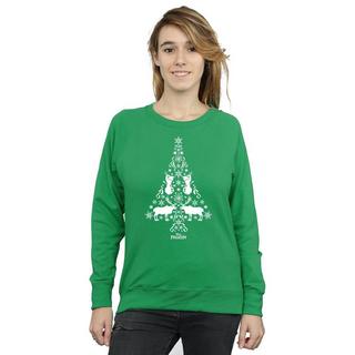 Disney  Frozen Christmas Tree Sweatshirt 