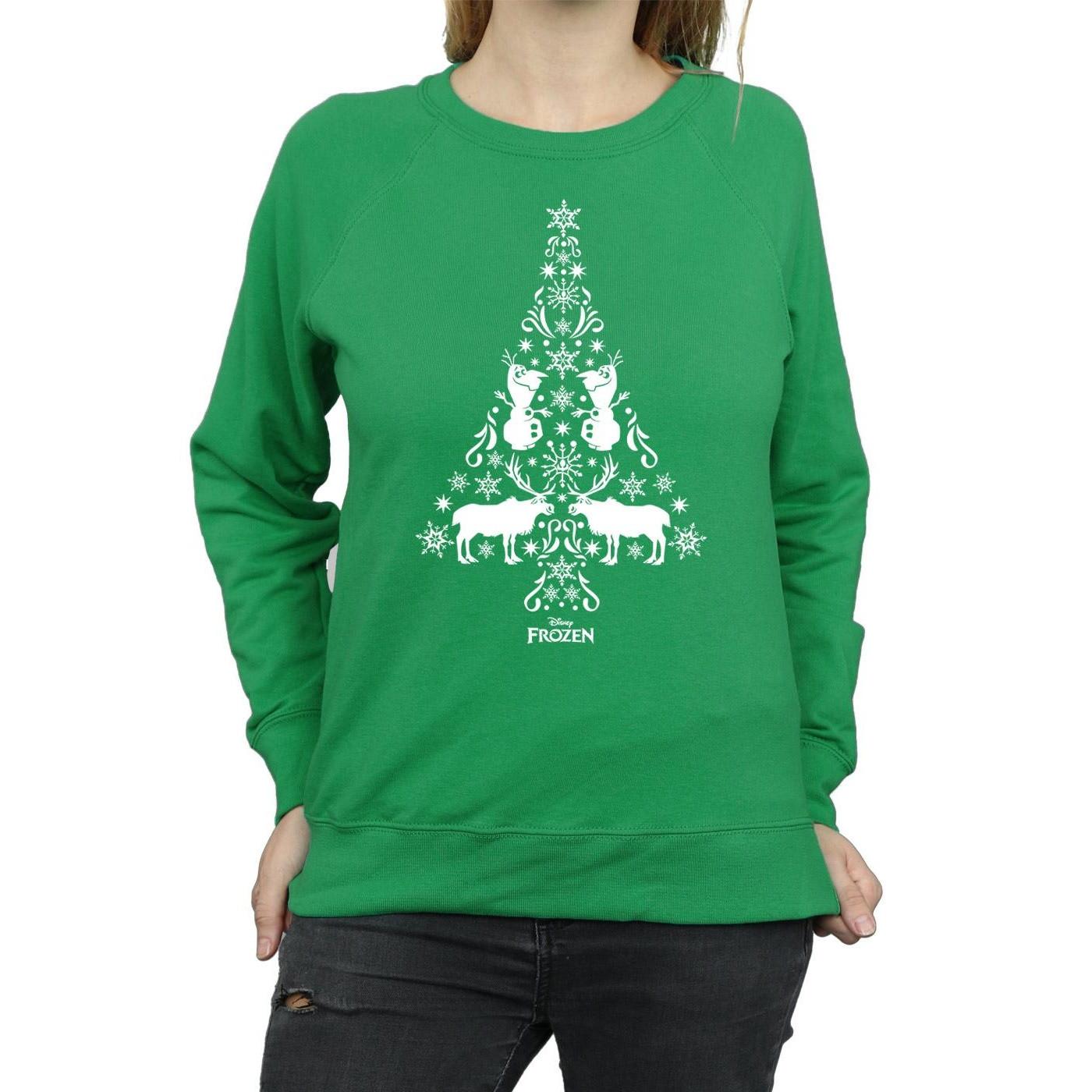 Disney  Frozen Christmas Tree Sweatshirt 