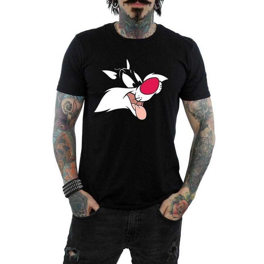 LOONEY TUNES Sylvester the Cat T-Shirt Imprimé  