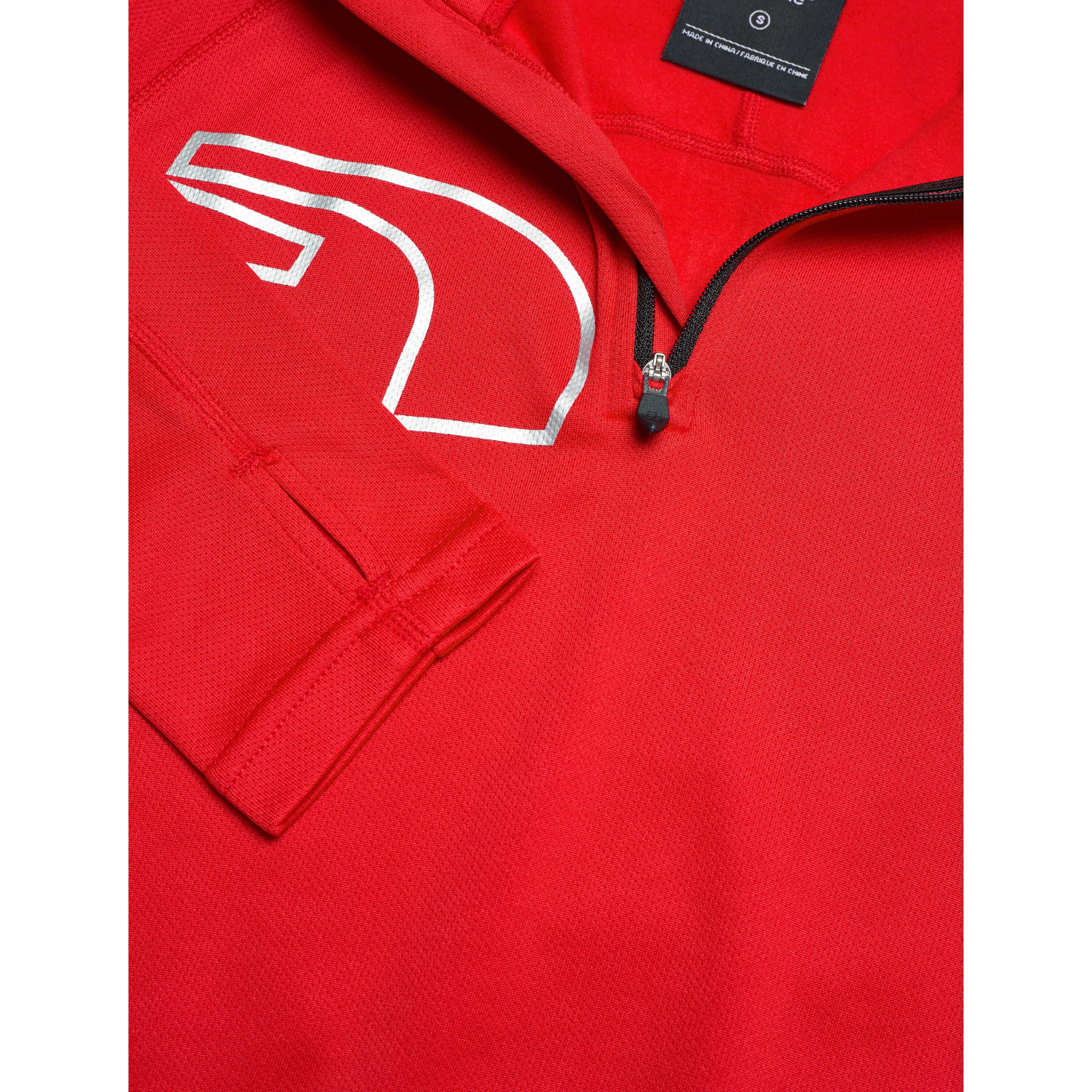 Newline  felpa da core zip neck 