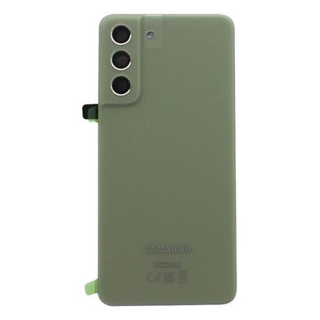 SAMSUNG  Cache Batterie Samsung S21 FE Olive 