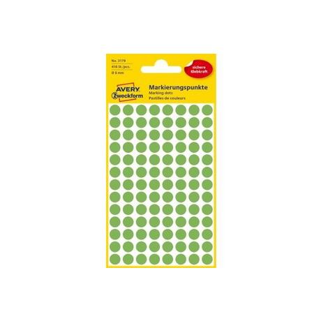 Avery-Zweckform AVERY ZWECKFORM Markierungspunkte 8mm, 416 Stück  