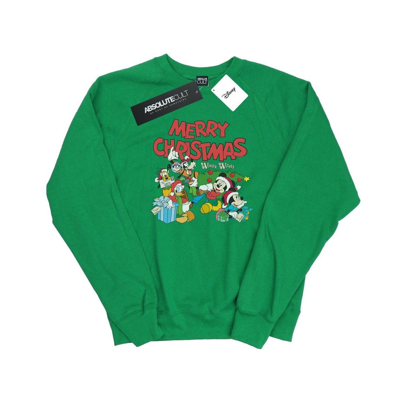 Disney  Mickey And Friends Winter Wishes Sweatshirt 