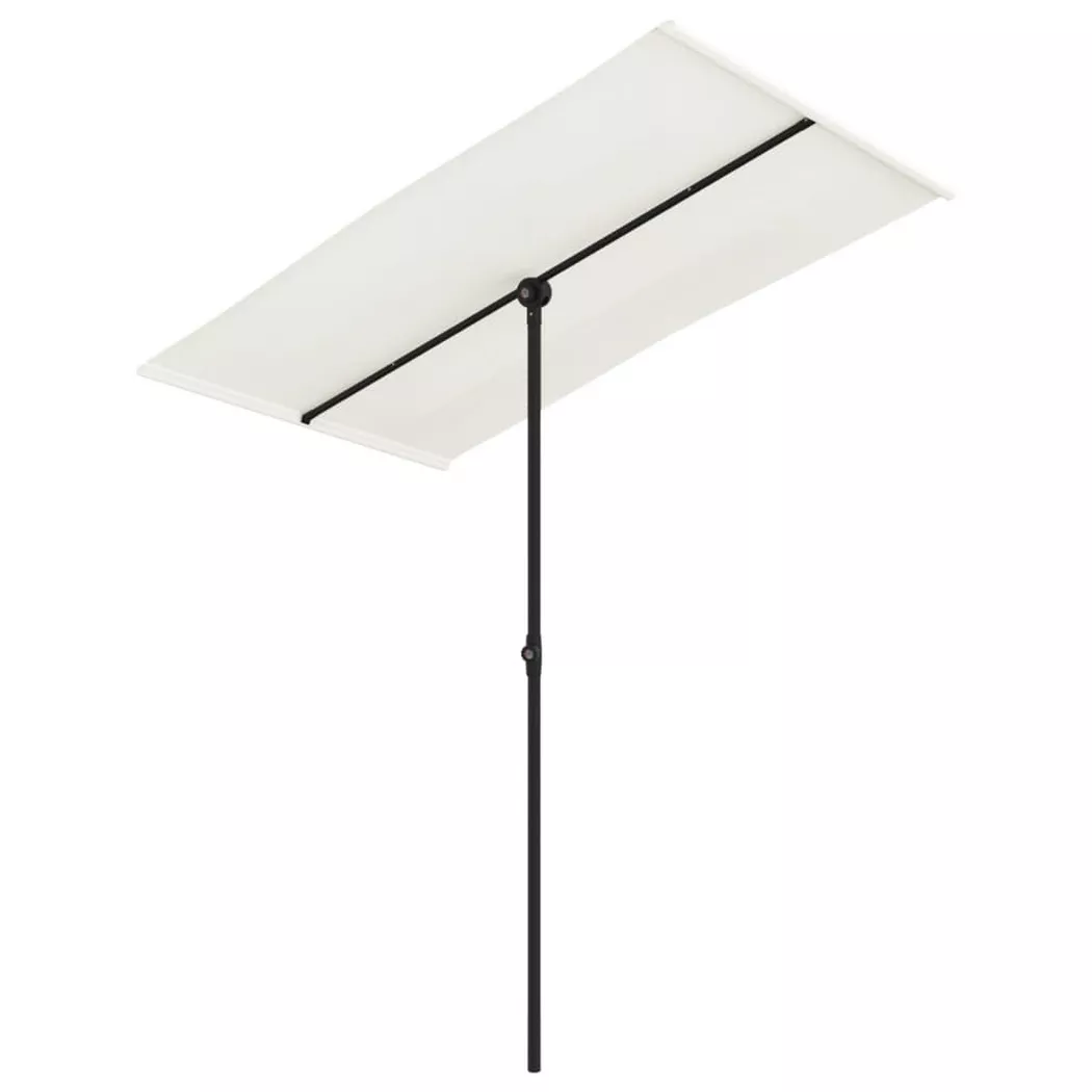 VidaXL - ombrellone da giardino, One Size, Blanco