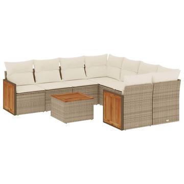 Garten sofagarnitur poly-rattan