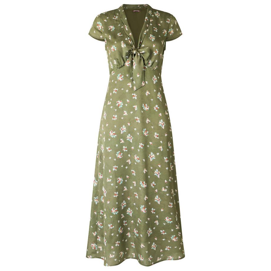 Joe Browns Midikleid mit vorn gebundenem Vintage-Blumenmuster  