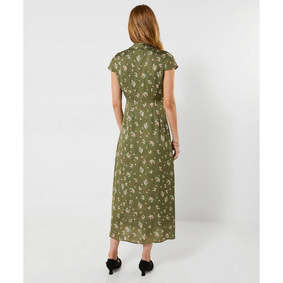 Joe Browns Midikleid mit vorn gebundenem Vintage-Blumenmuster  