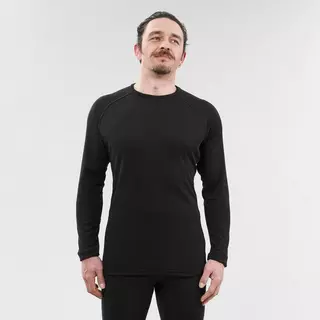 WEDZE Sous-vêtement de ski homme - BL 100 haut - Noir