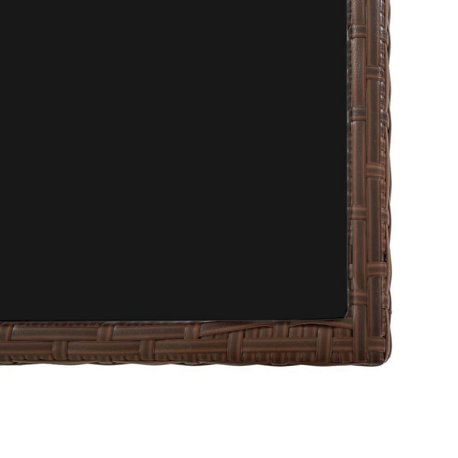 VidaXL Gartentisch und -stuhl poly-rattan  