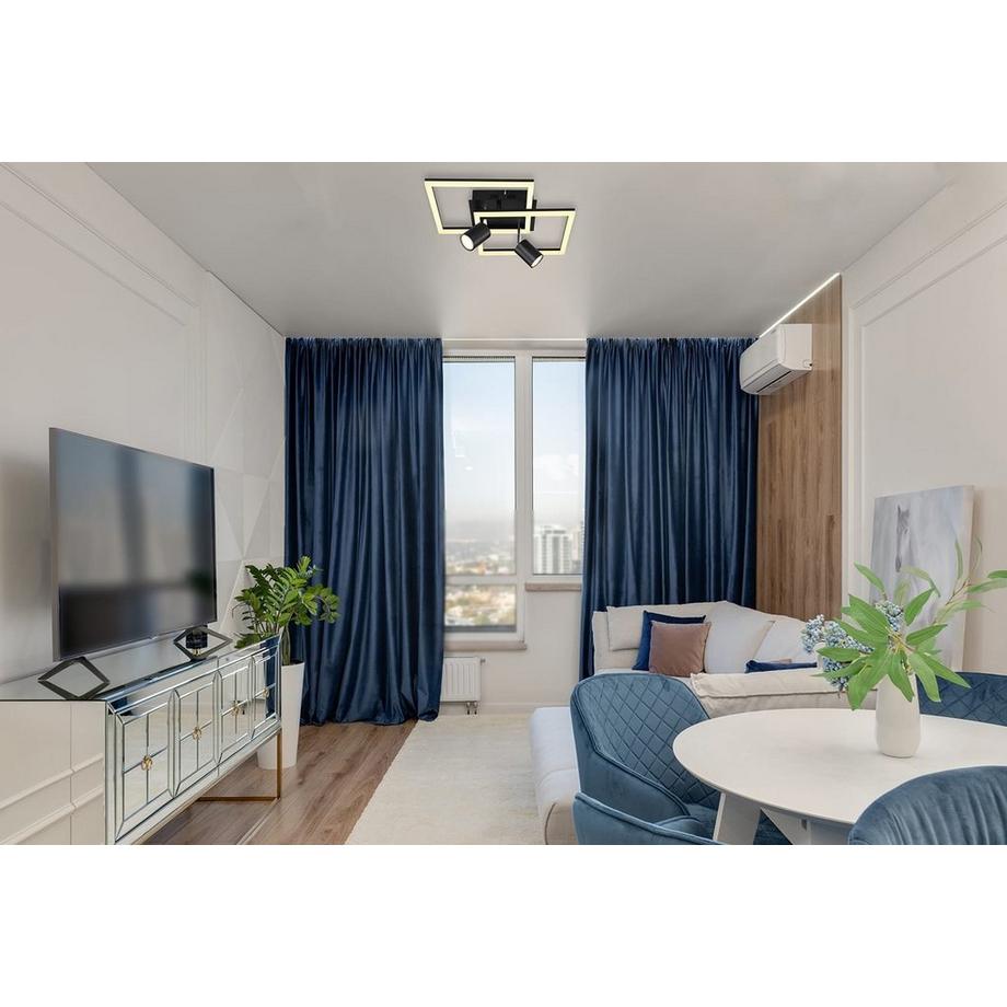 mutoni Deckenleuchte Danny Metall  opal LED  