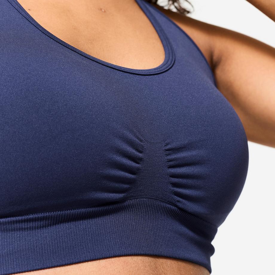 DECATHLON Dynamisches Yoga Bustier Rosa  