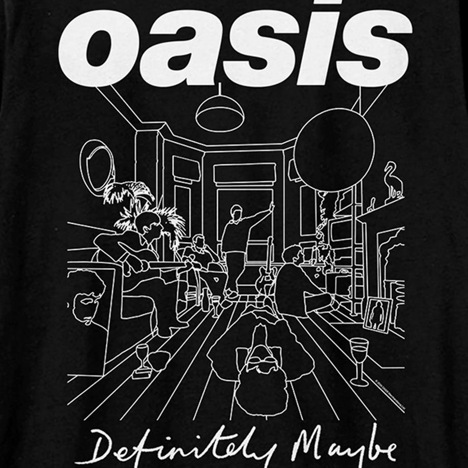 Amplified Definitely Maybe Grafikdruck T-Shirt  