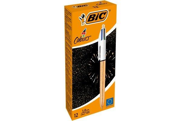 BiC BIC Kugelschreiber 1mm 4 Colours Frozen 12 Stück  