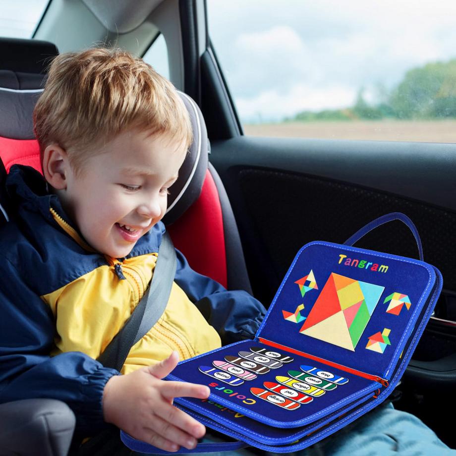 Activity-board  Busy Board, 8 IN 1 Activity Board, Kleinkinder Vorschule lernen Feinmotorik Spielzeug 