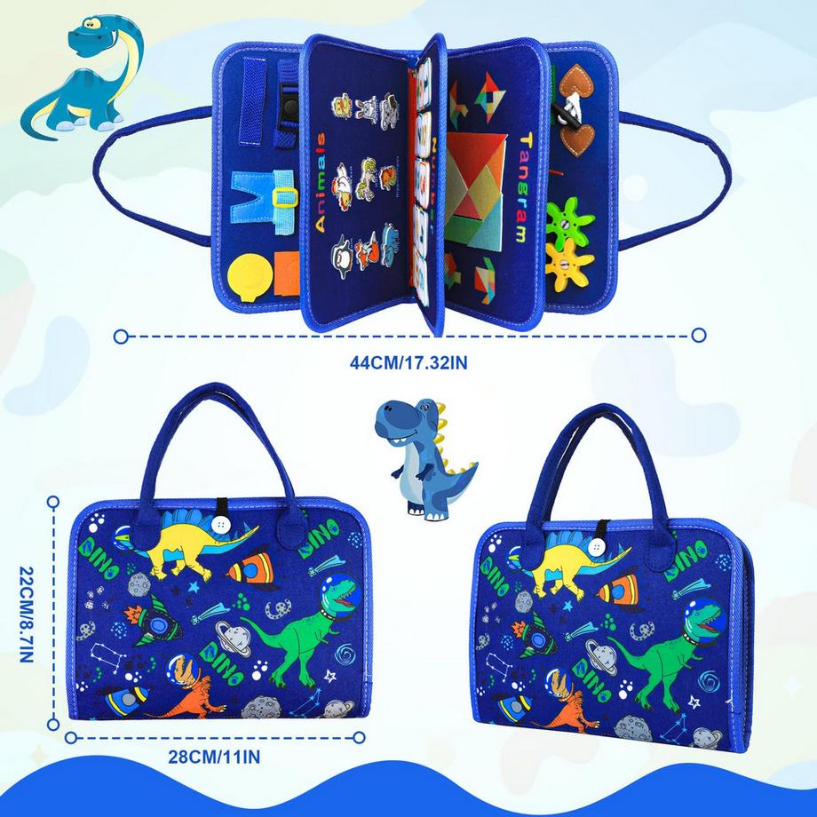 Activity-board  Busy Board, 8 IN 1 Activity Board, Kleinkinder Vorschule lernen Feinmotorik Spielzeug 