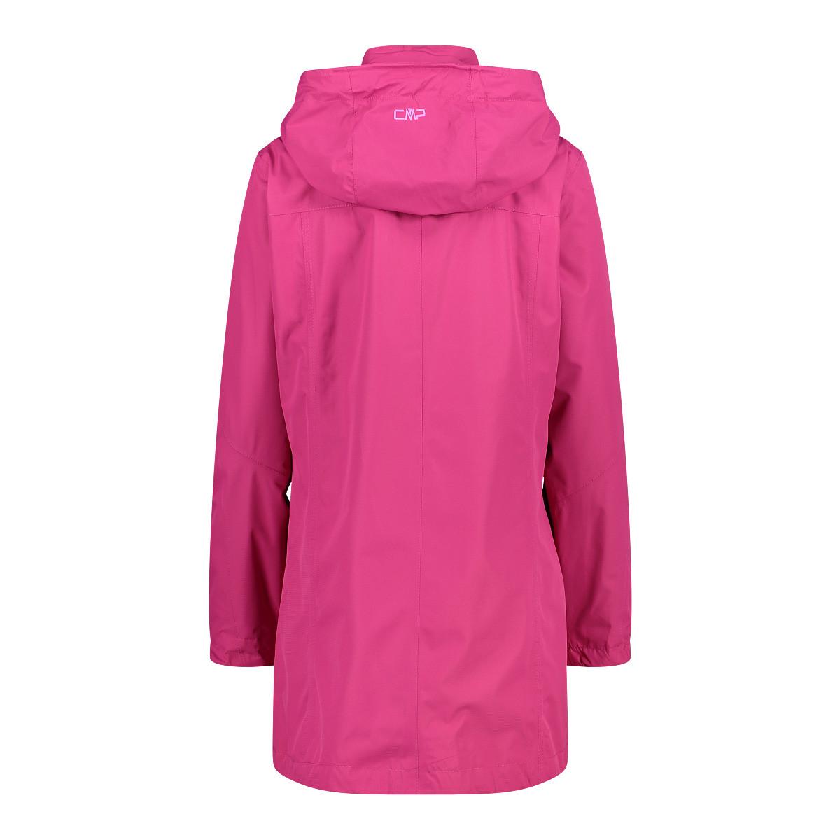 CMP  Veste imperméable à capuche avec boutons-pression femme 