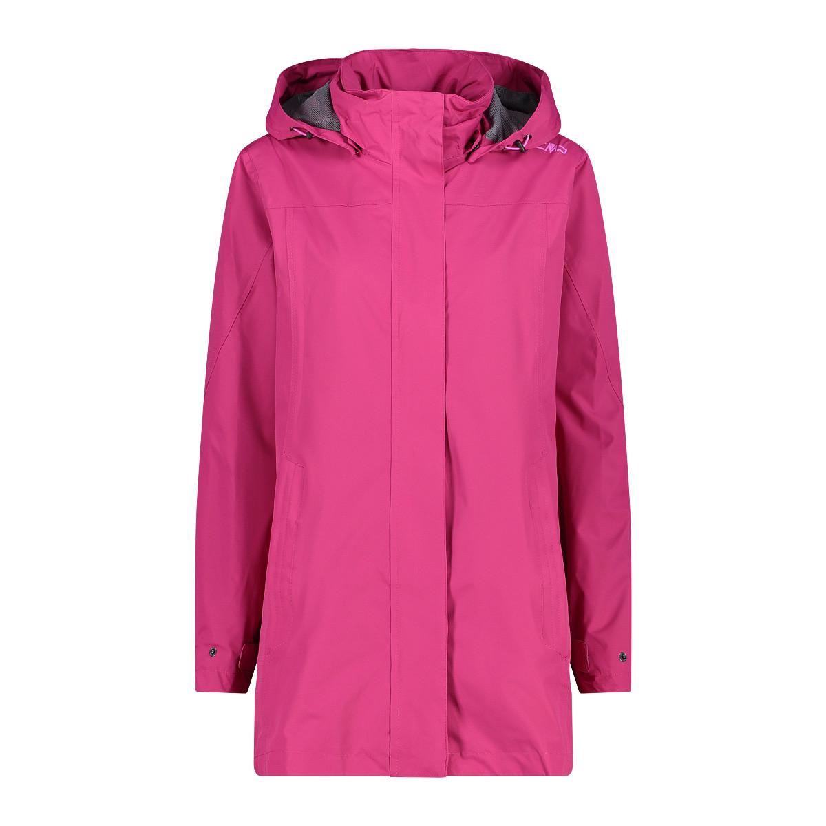 CMP  Veste imperméable à capuche avec boutons-pression femme 