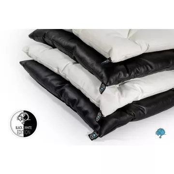 Polsterauflage zu Liebesschaukel Microfaser Leder Black & White Euphoria