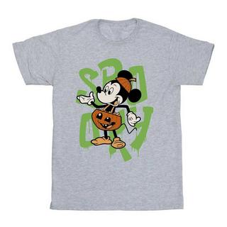 Disney Spooky Mickey Mouse T-Shirt Coupe Cintrée  