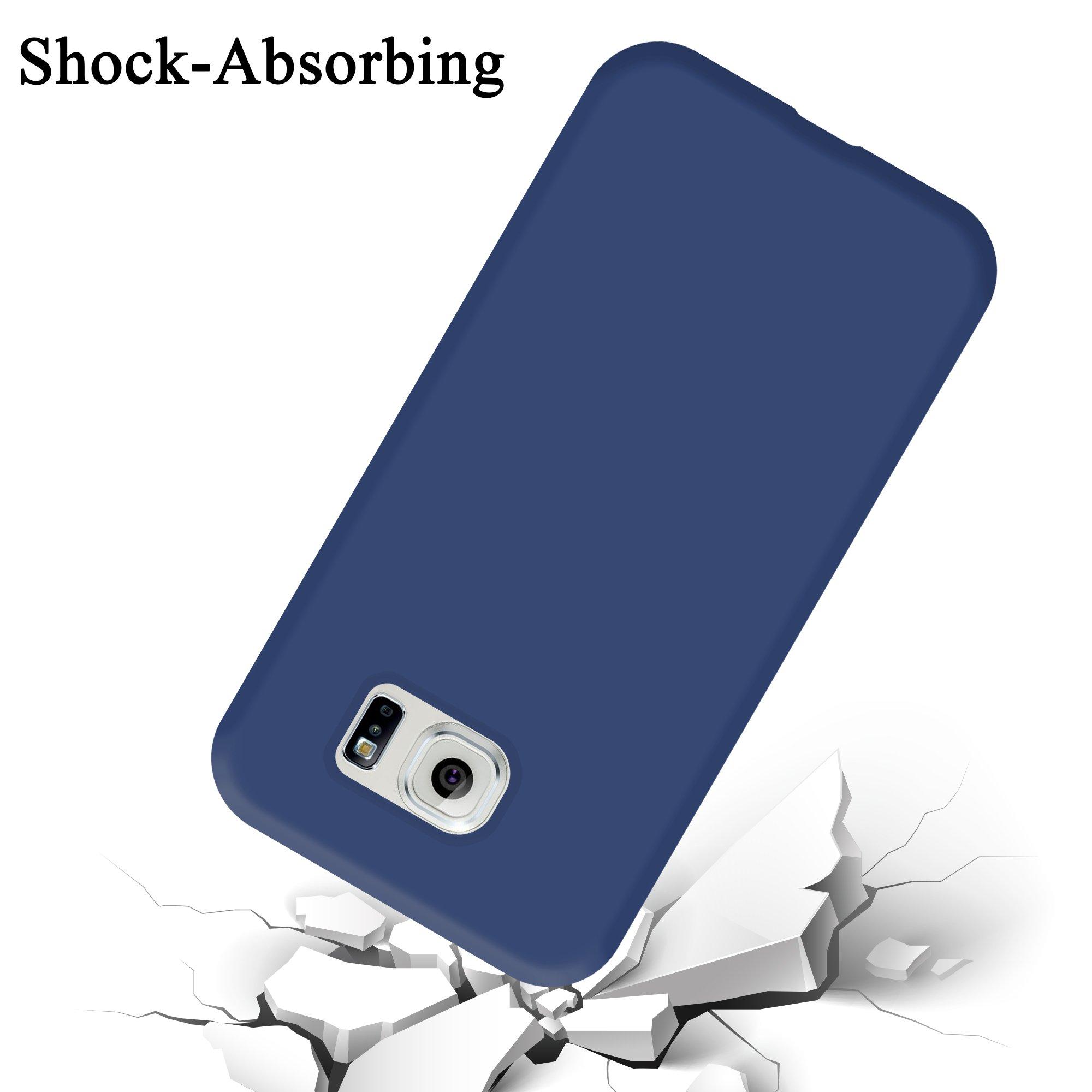 Cadorabo  Housse compatible avec Samsung Galaxy S6 - Coque de protection en silicone TPU flexible 