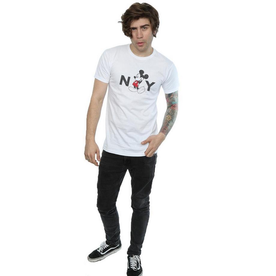 Disney NY Mickey Mouse T-Shirt Stampata  