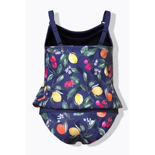 Ulla Popken Tankini Früchte Softcups Verstellbare Träger  