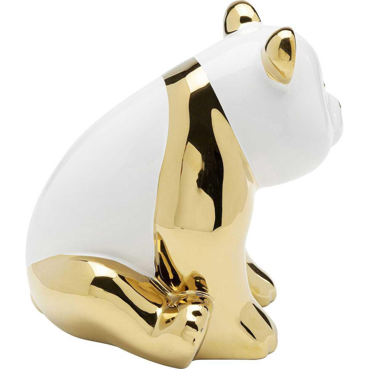 KARE Design Figura decorativa Panda seduto oro 18  