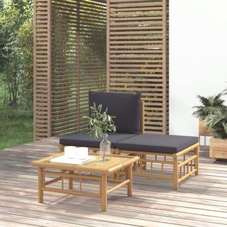 VidaXL Ensemble de salon de jardin bambou  