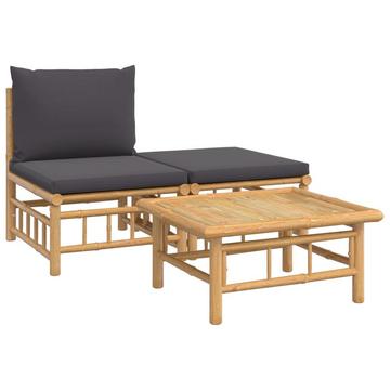 Garten lounge set bambus