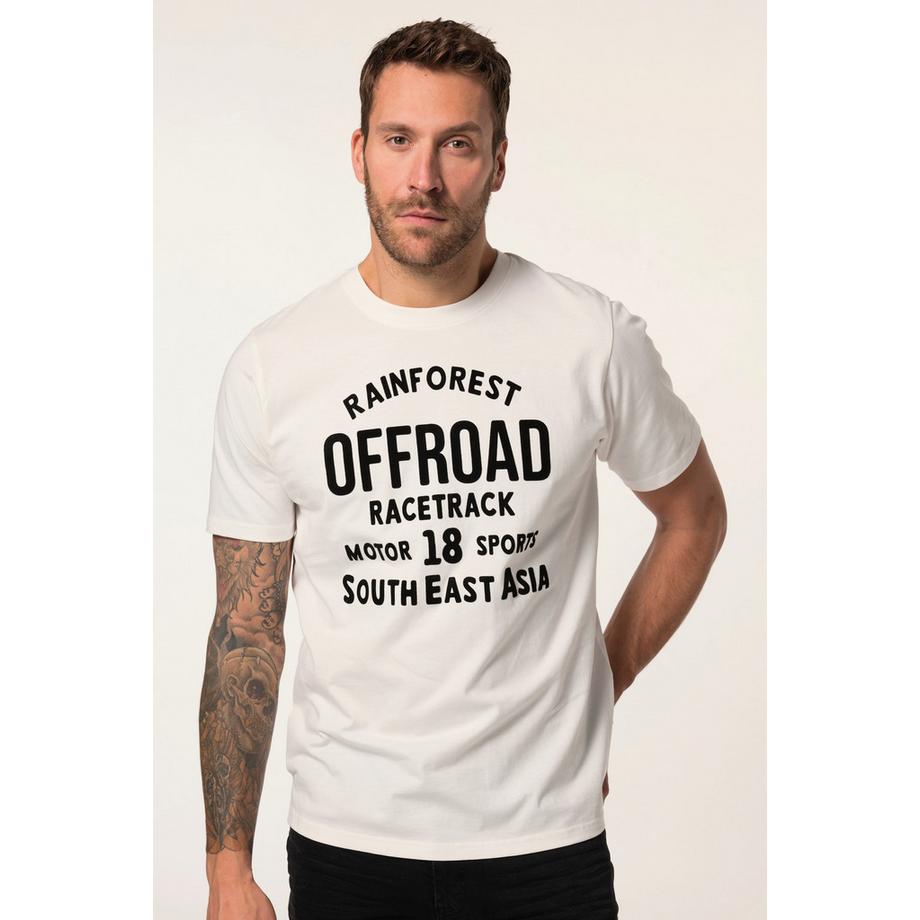 JP1880 Halbarm Brustprint T-Shirt  