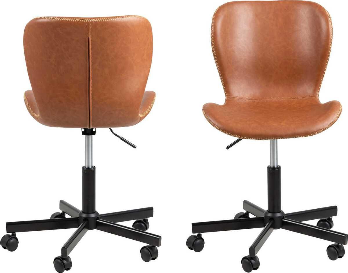 mutoni Chaise de bureau Norway Cognac  