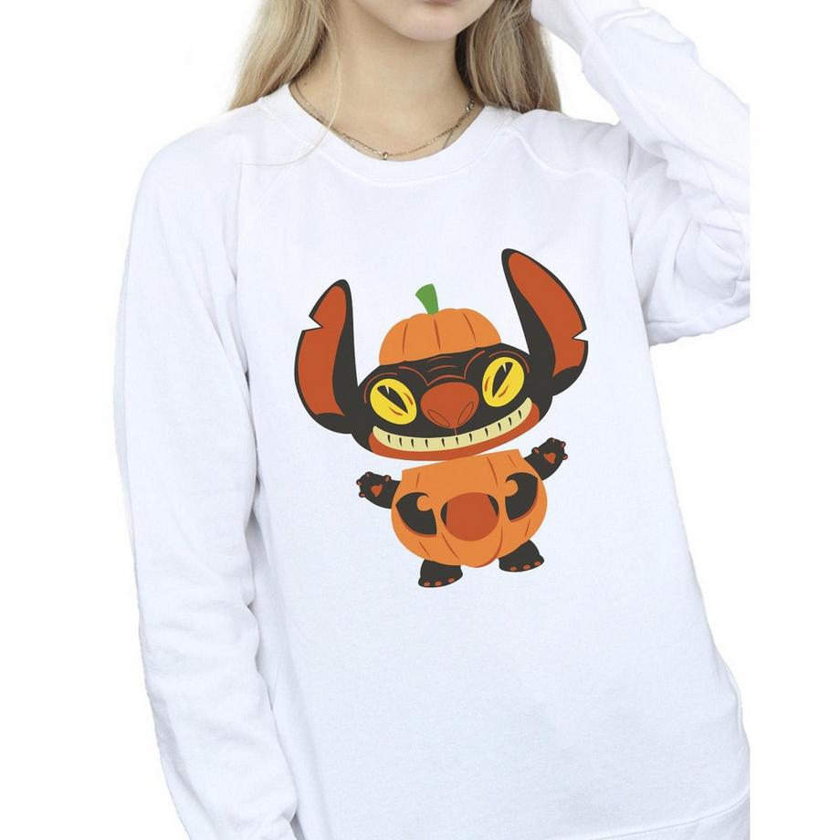 Disney Stitch Zucca Halloween Felpa  