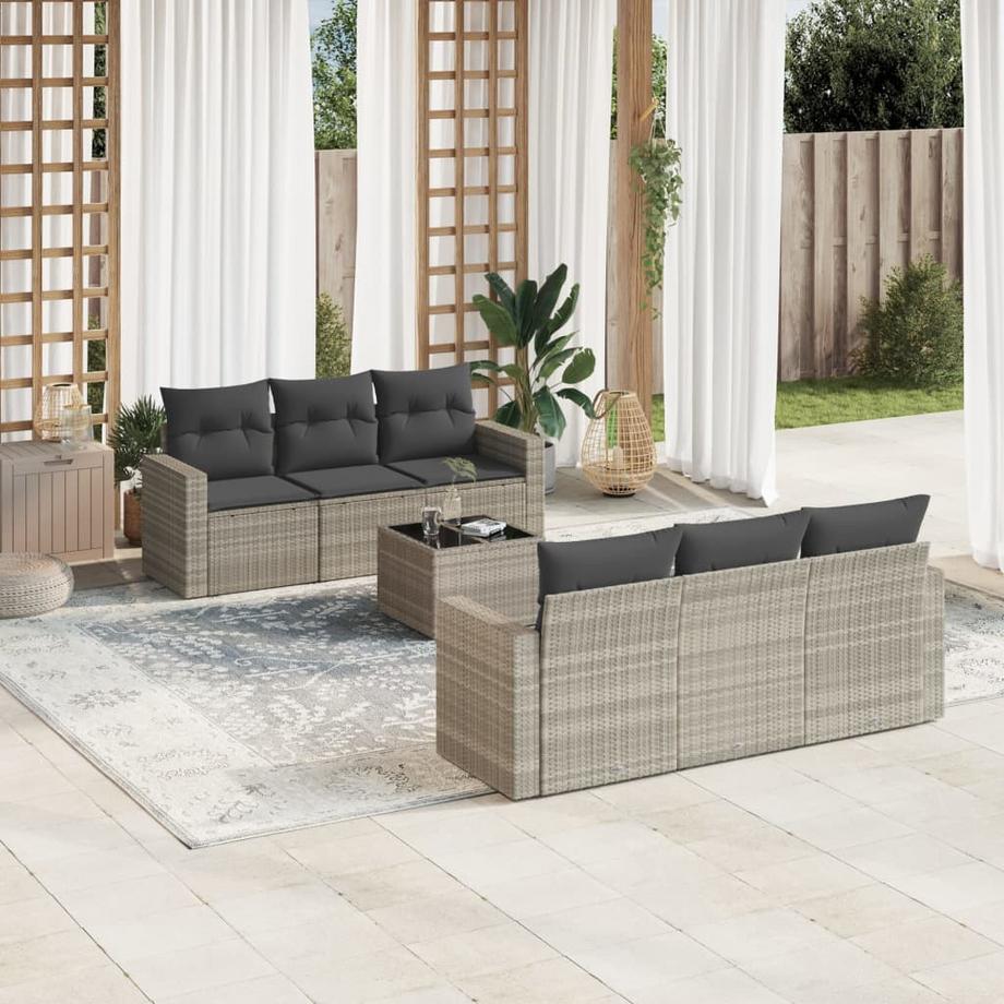 VidaXL Garten sofagarnitur poly-rattan  