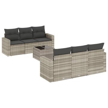 Garten sofagarnitur poly-rattan