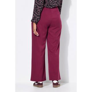 Studio Untold Wide Leg High Waist Hose teilelastischer Bund  