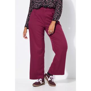 Studio Untold Wide Leg High Waist Hose teilelastischer Bund  