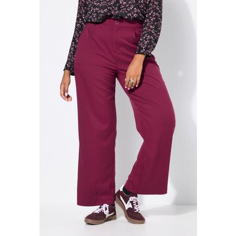 Studio Untold Wide Leg High Waist Hose teilelastischer Bund  