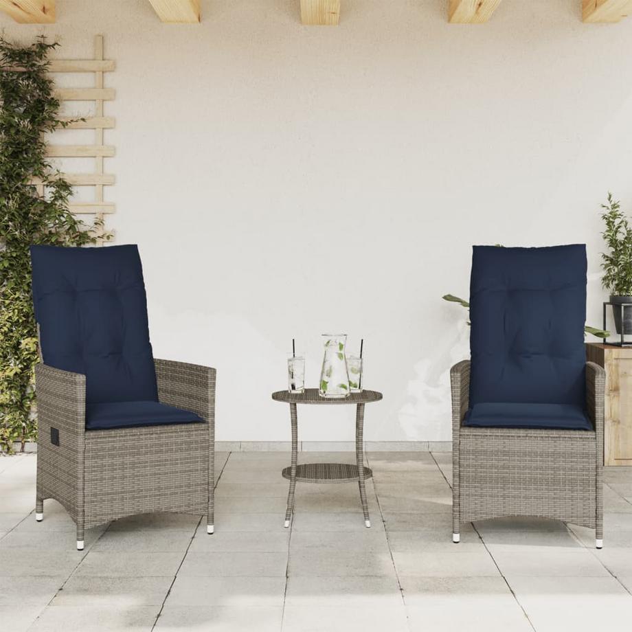 VidaXL Bistroset poly-rattan  
